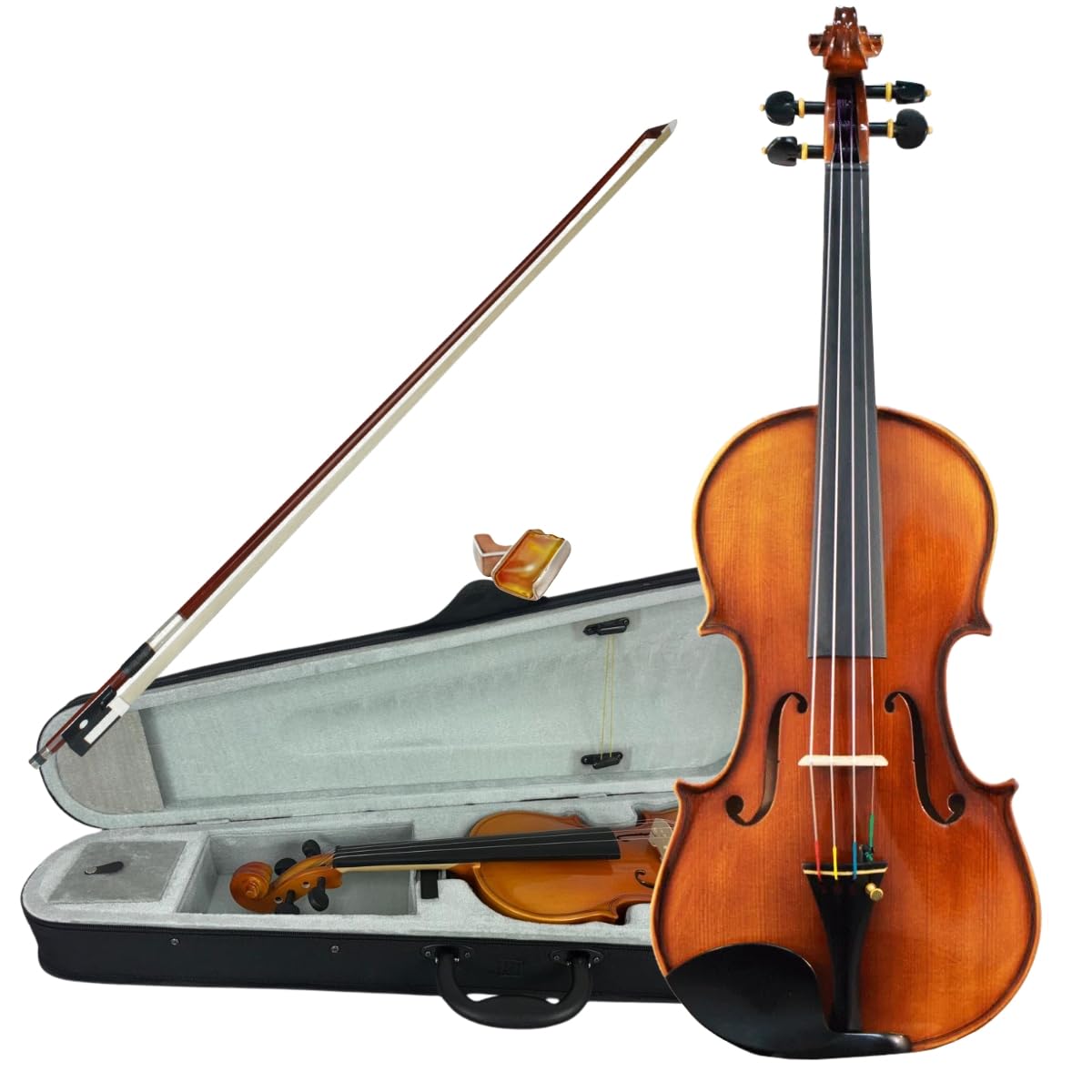 Violino 4/4 Bravo Vb144 Profissional Com Estojo