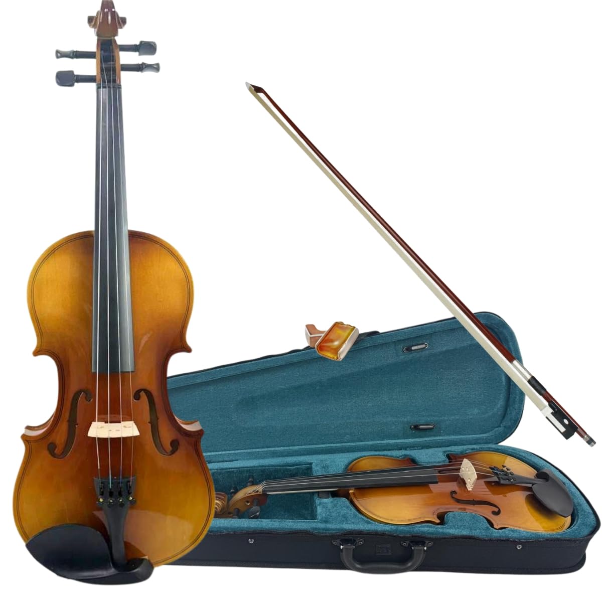 Violino 4/4 Bravo Vs44 Estudante Iniciante Com Estojo (Vintage)