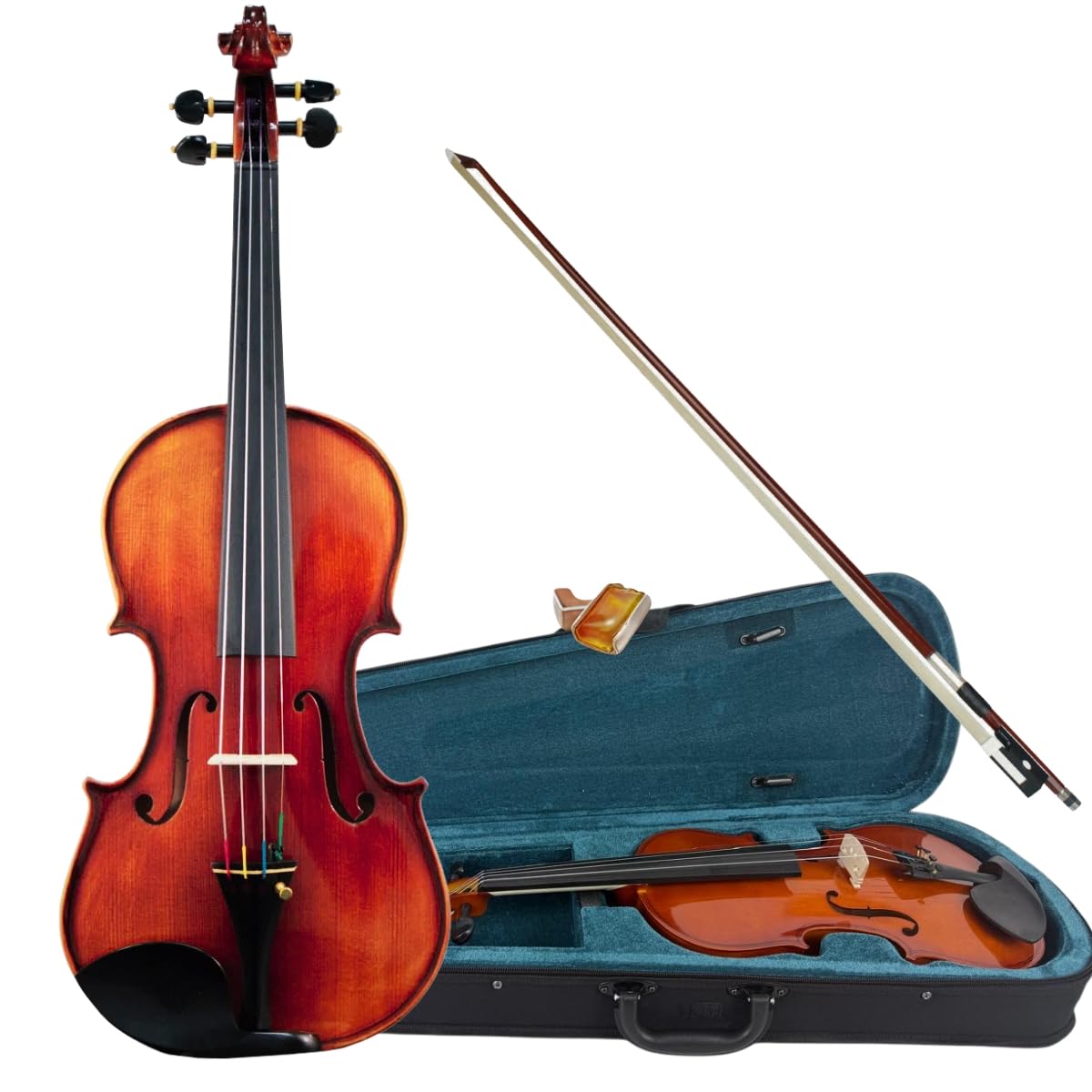 Violino 4/4 Bravo Vs44 Estudante Iniciante Com Estojo (Natural)