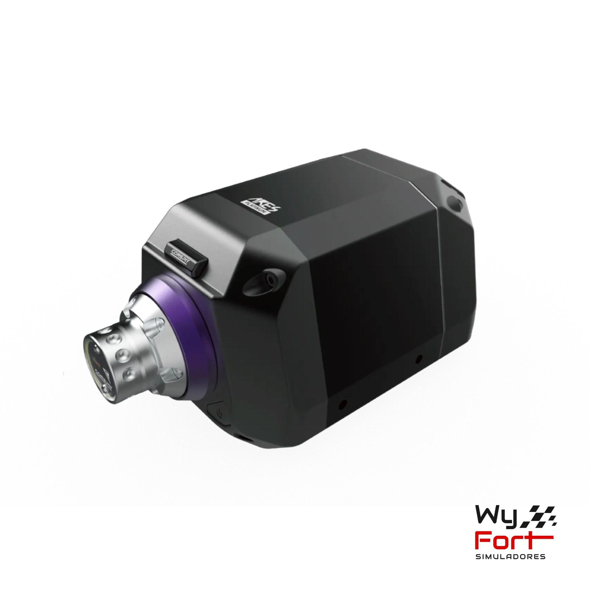 Conspit ARES Base 20Nm Platinum CDR | Force Feedback extremamente preciso com baixa latência e construção premium em alumínio usinado CNC