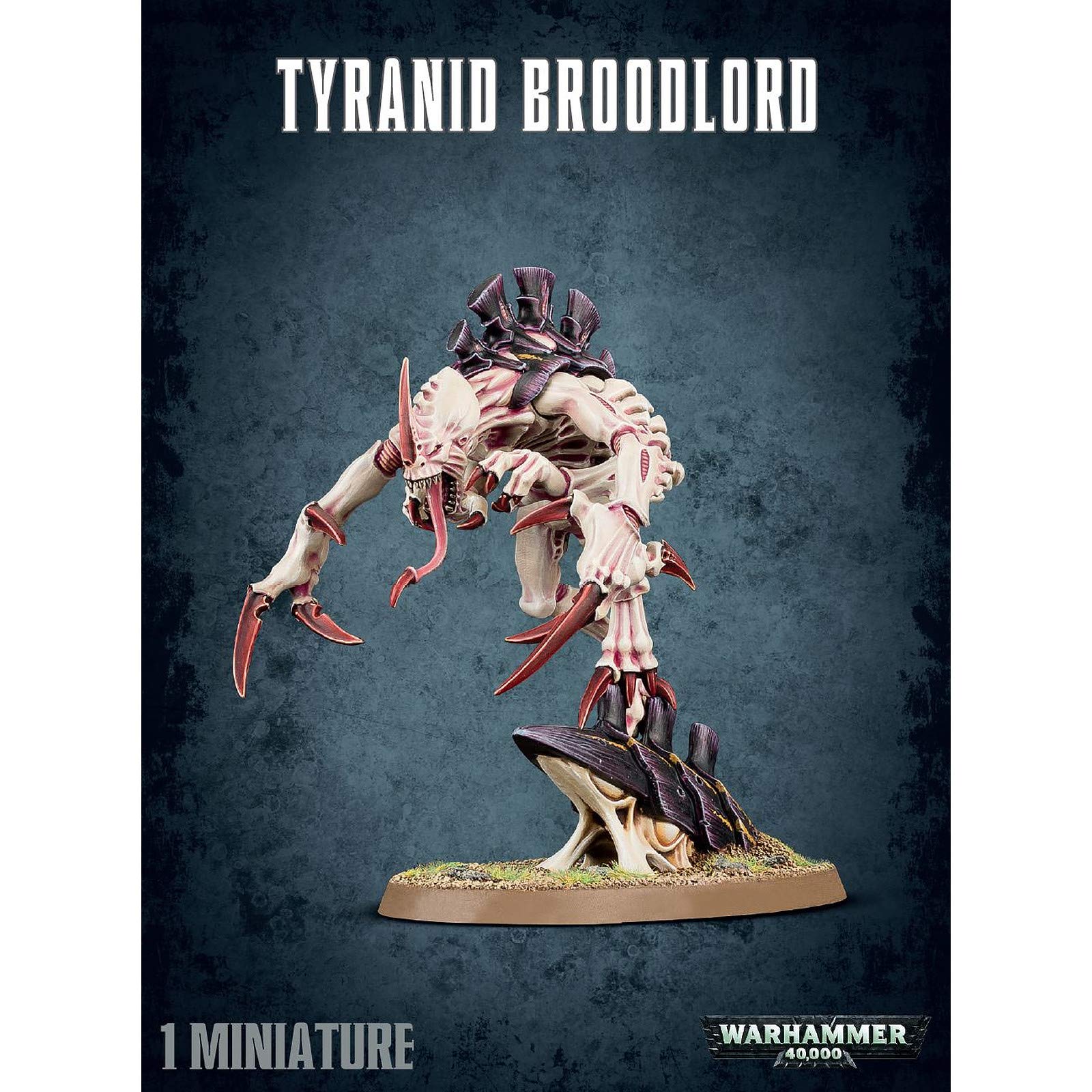 Games Workshop - Jogo de Miniaturas: Warhammer 40K Tyranid Broodlord - Adulto - Multi - 2016 - Plástico - É Necessário Montagem - 1 Unidade