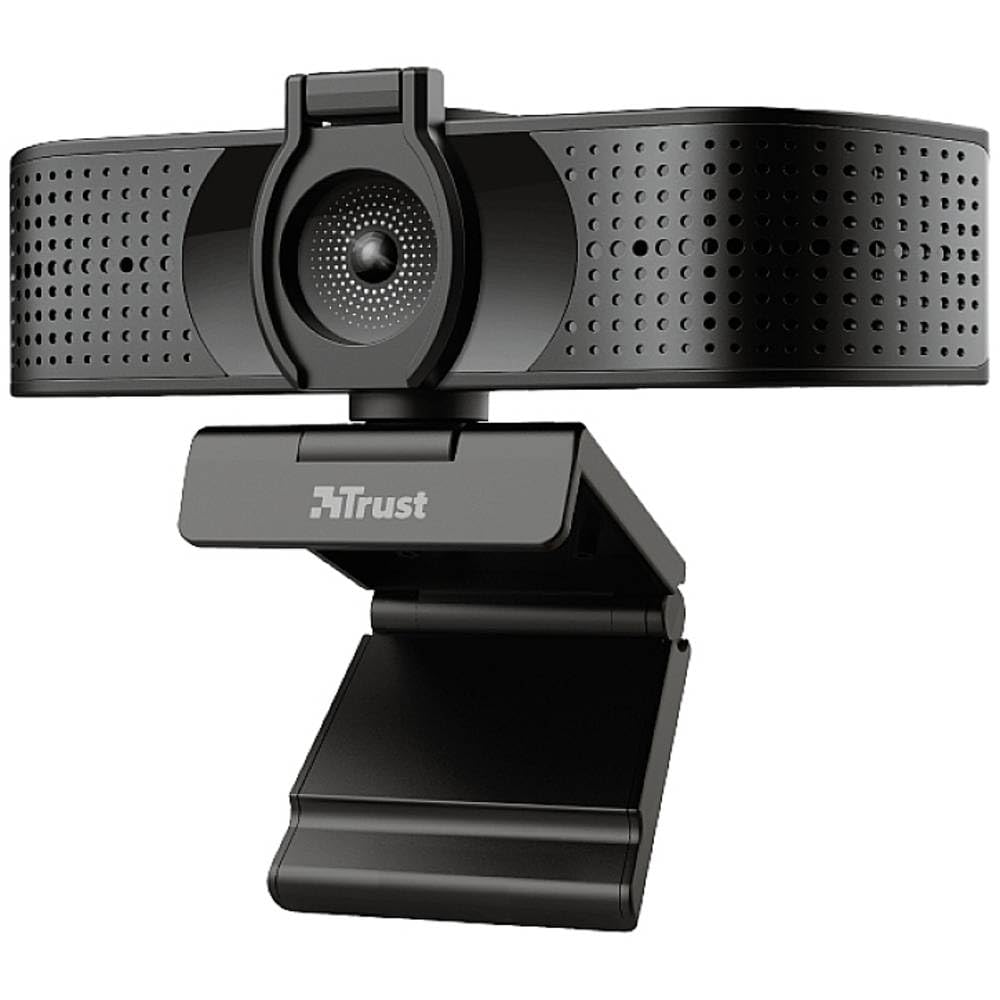 Webcam Trust Taxon 2K QHD, USB, 30 Fps, 74 Graus, Tripé, Preto