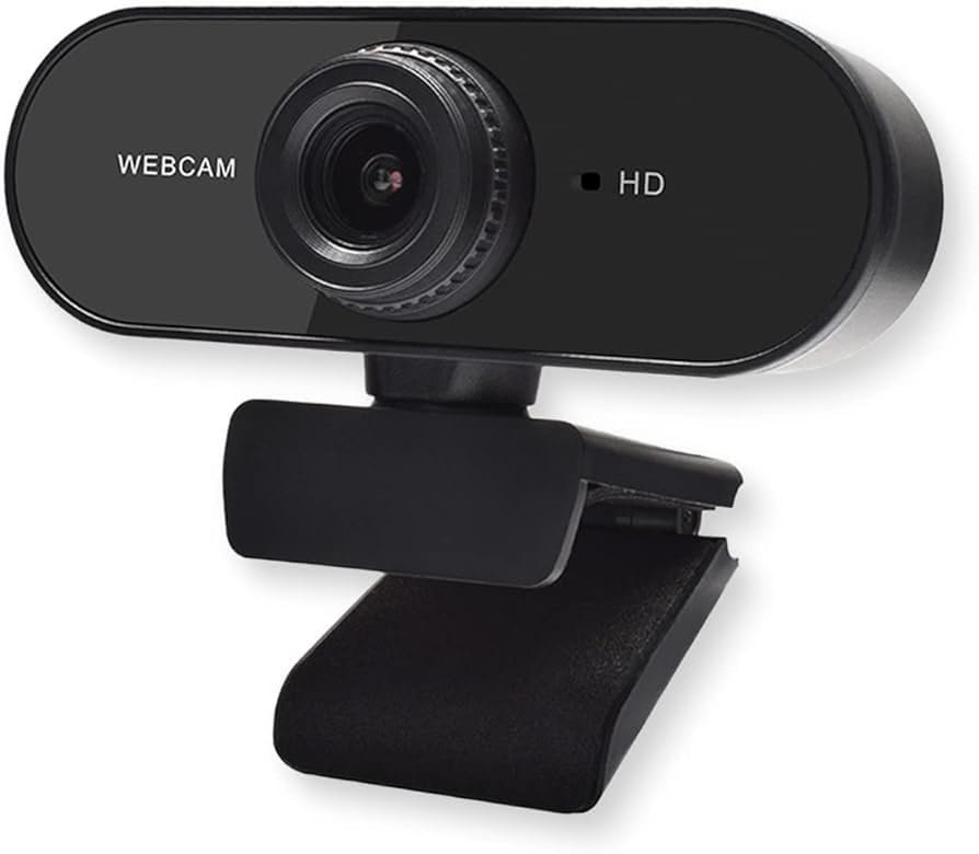 Webcam Full HD MD9, 2.0M, 32FPS, com Microfone, Compatível com Windows 7, 8 8.1,10, 11, Mac, Linux, Preto