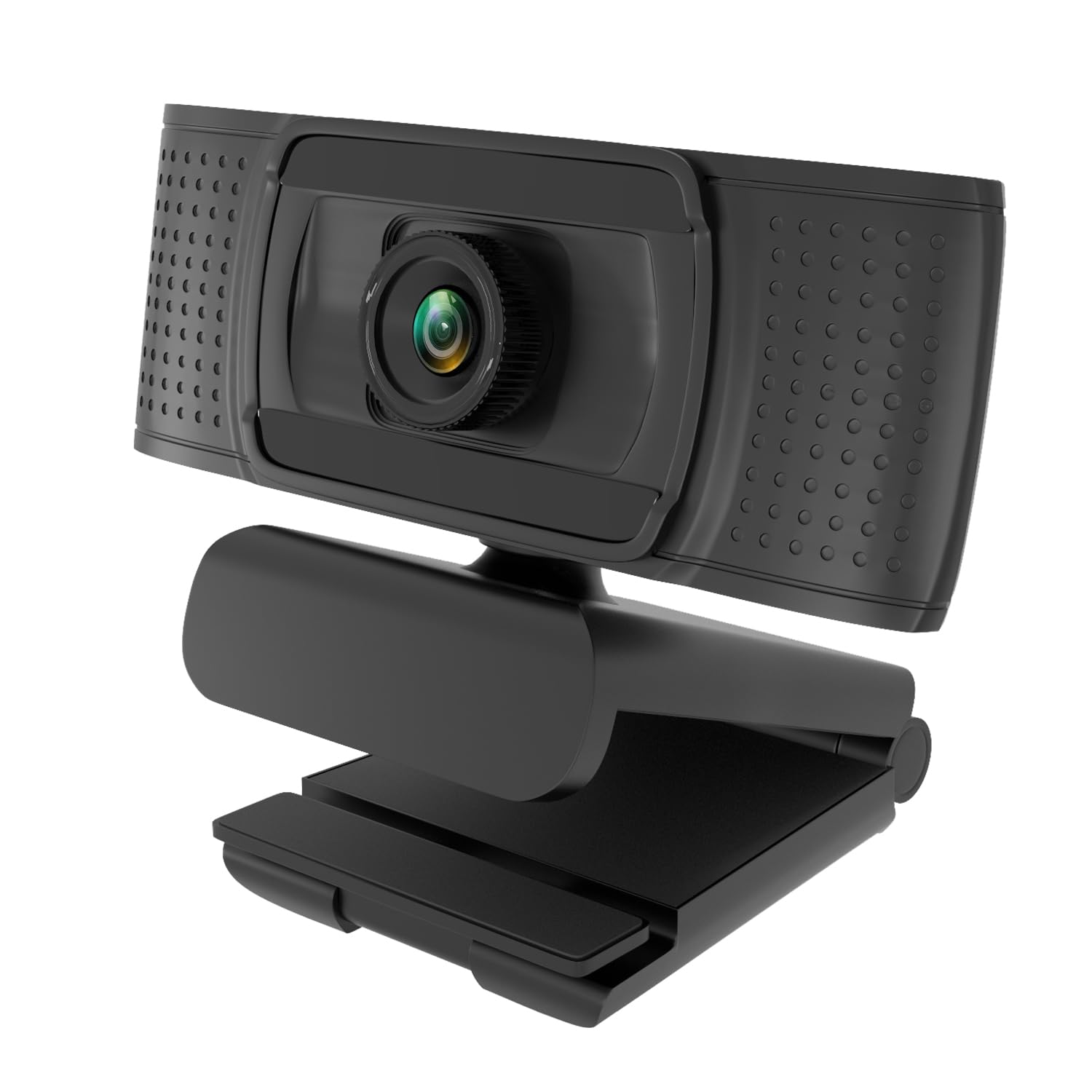 ressalta que o suporte do Webcam Full HD 1080P - Câmera Web Pro com microfone digital para melhor experiência de streaming - Câmera de computador USB para PC, laptop, desktop e Mac - perfeita para Skype, YouTube e mais