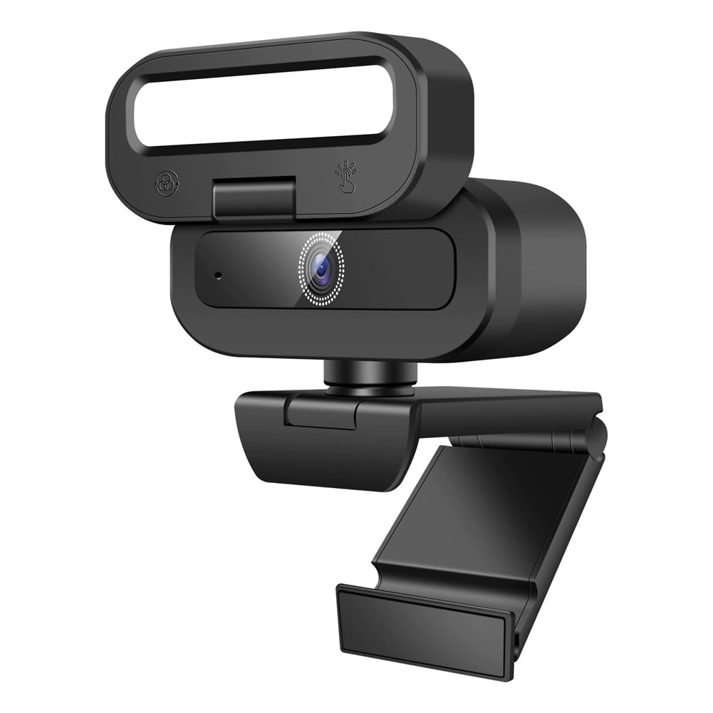 UEYGHEP Webcam 4K 60FPS Live Webcam USB Autofocus Camera PC Microfone Rotativo Preencher Luz Streaming Câmera para PC Laptop