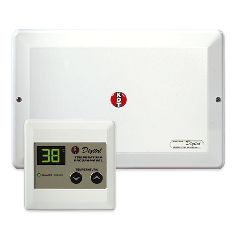 Aquecedor Central Elétrico Kdt 220v Digital Com Ducha 10560w Branco
