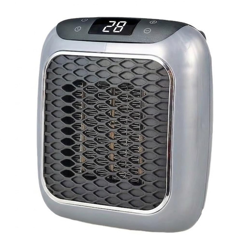 Aquecedor Cerâmico Digital Portátil para Ambientes Compactos de Tomada Bivolt com