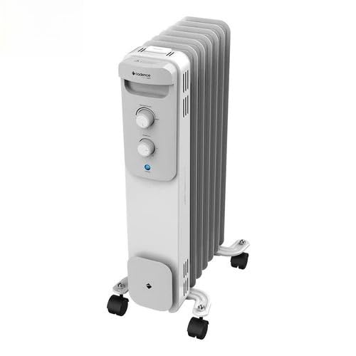 Aquecedor a Óleo Elétrico 220V 1500W 7 Aletas, Aquecedor Silencioso para Quarto