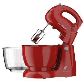 Batedeira Britânia Perola Cristal Duo Turbo Vermelho 220V