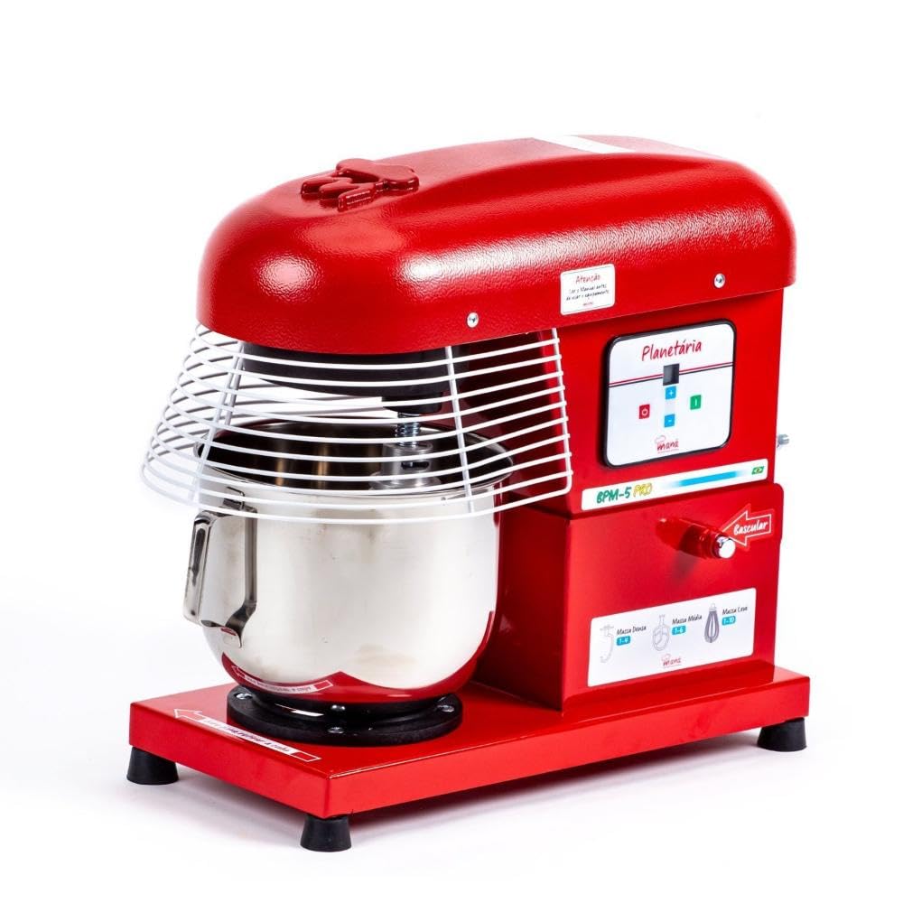Batedeira Planetária 5l Profissional Motor 1000w Bivolt Maná