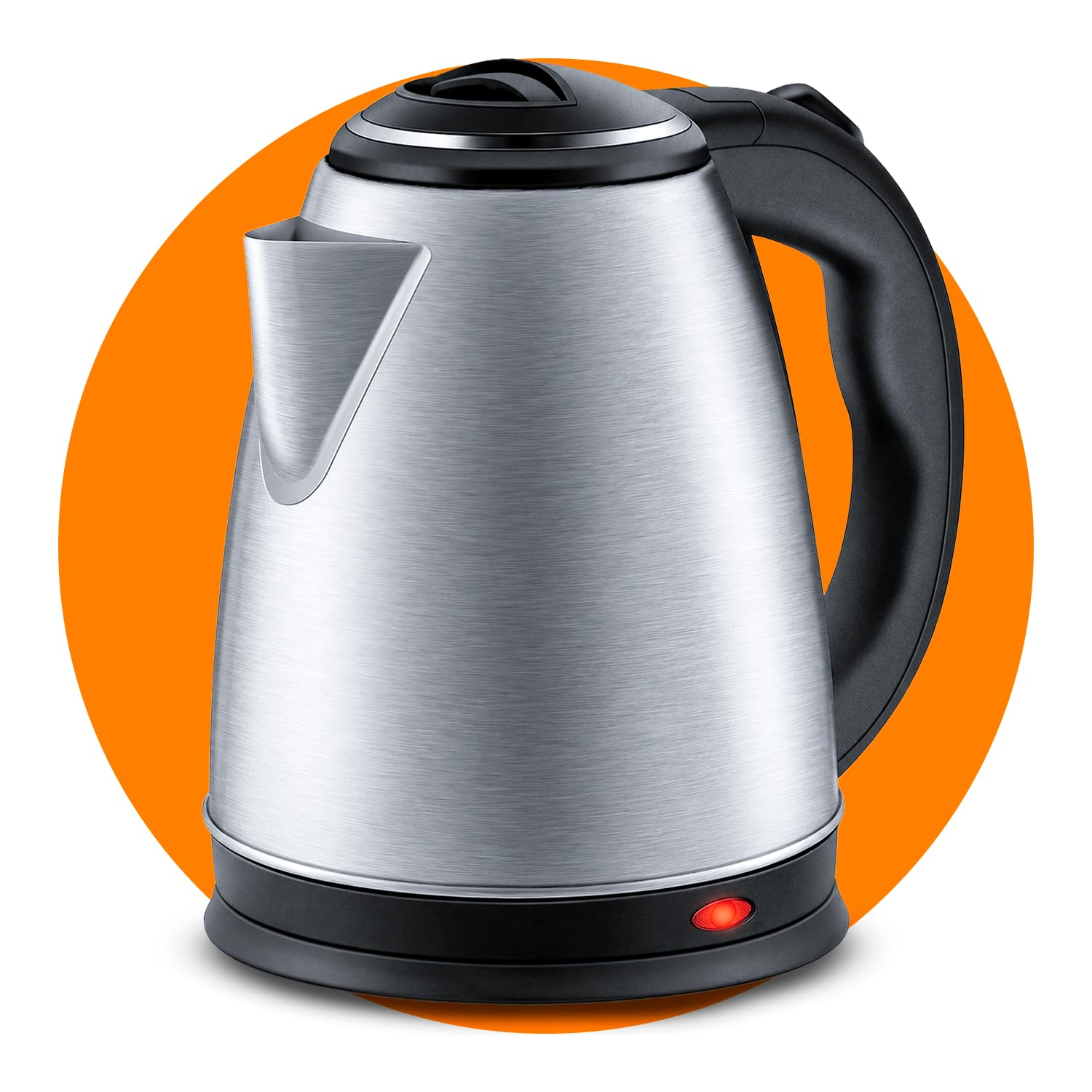 Chaleira Elétrica 2 Litros Inox Cor Aço 110v | Desligamento Automático, Aquecimento