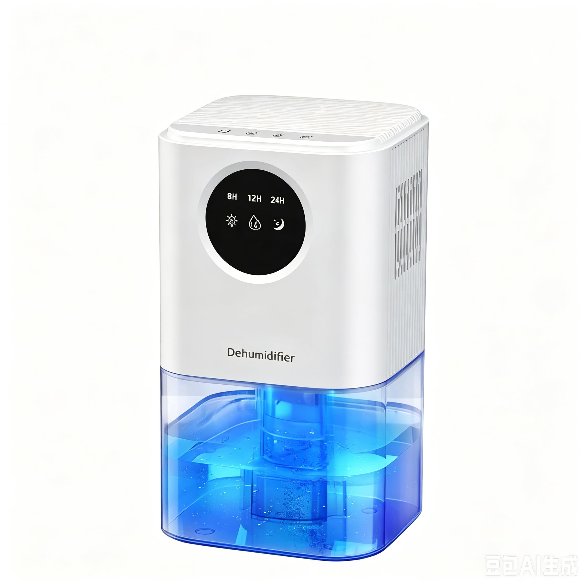 Desumidificador com Reservatório de 17L, Modo Silencioso 44dB, Temporizador 8H/12H/24H,