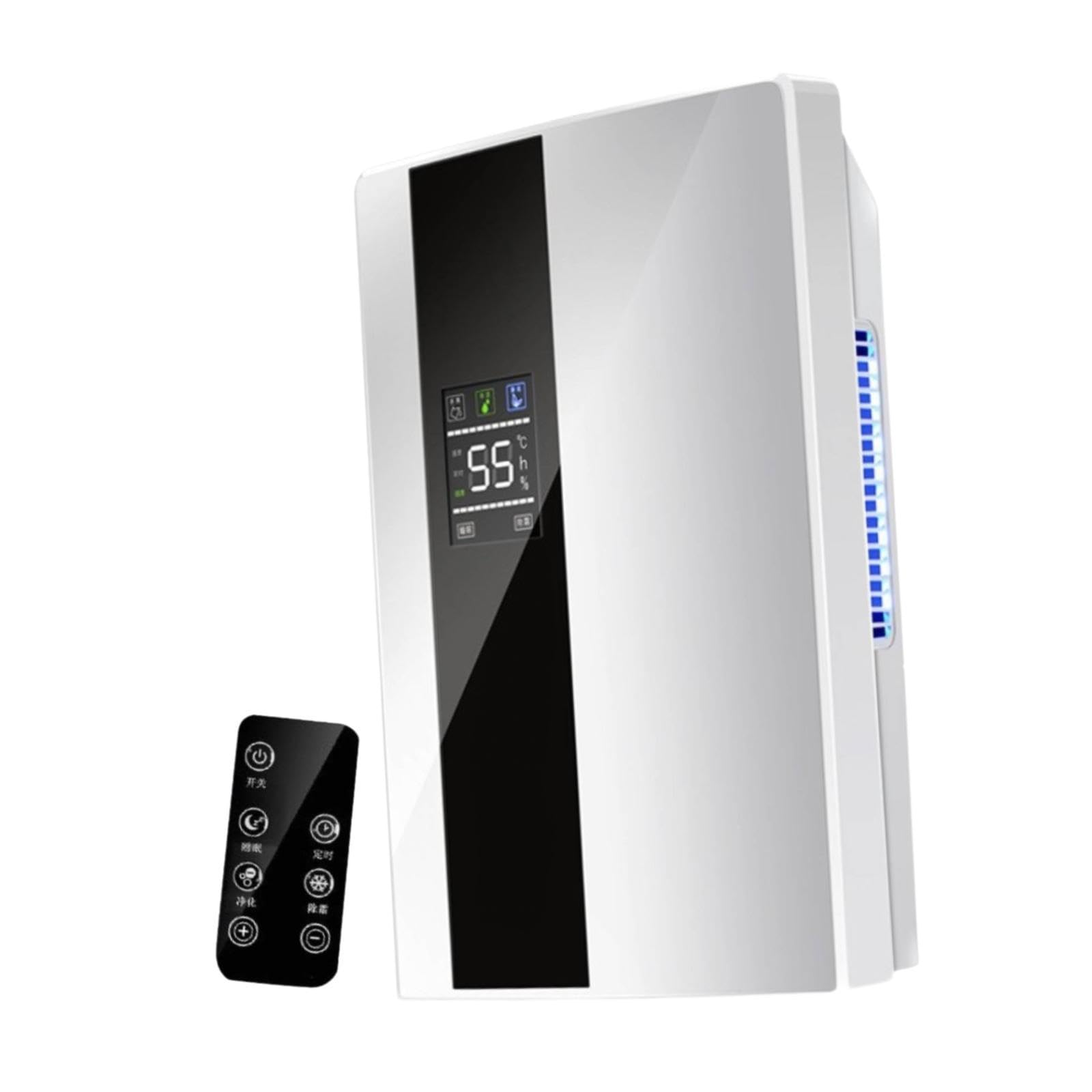 Baoblaze Desumidificador portátil com visor digital, grande capacidade e reservatório