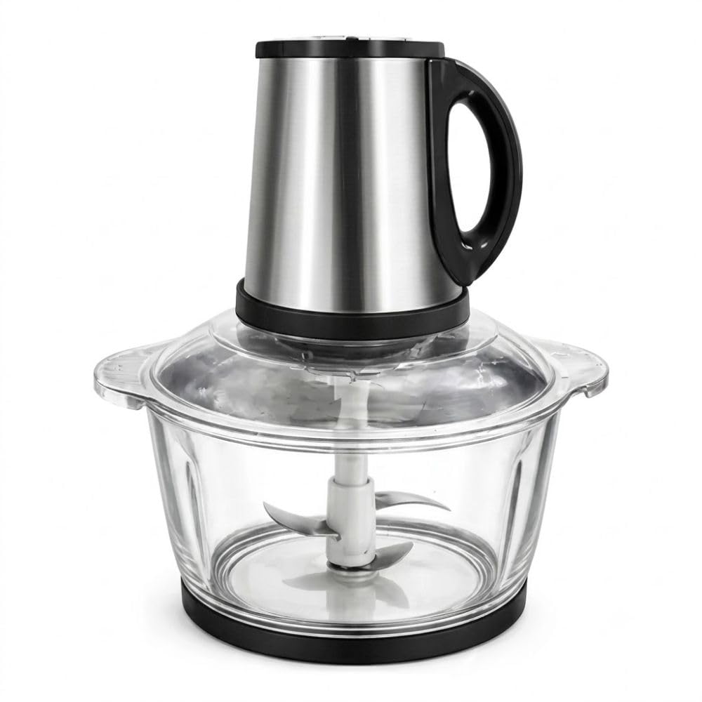 Genérico, Triturador Processador de Alimentos Mixer Elétrico 2l 110v Transparente
