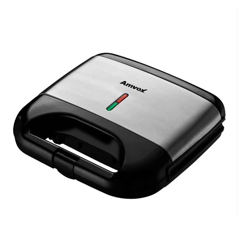 Amvox Sanduicheira e Grill AMS 500 Black 110V