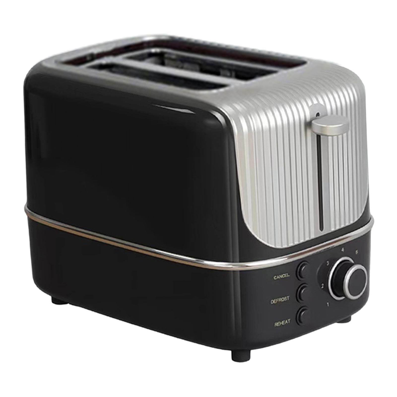Baoblaze Torradeira automática para 2 fatias, ideal para sanduíches da manhã. Compacta,