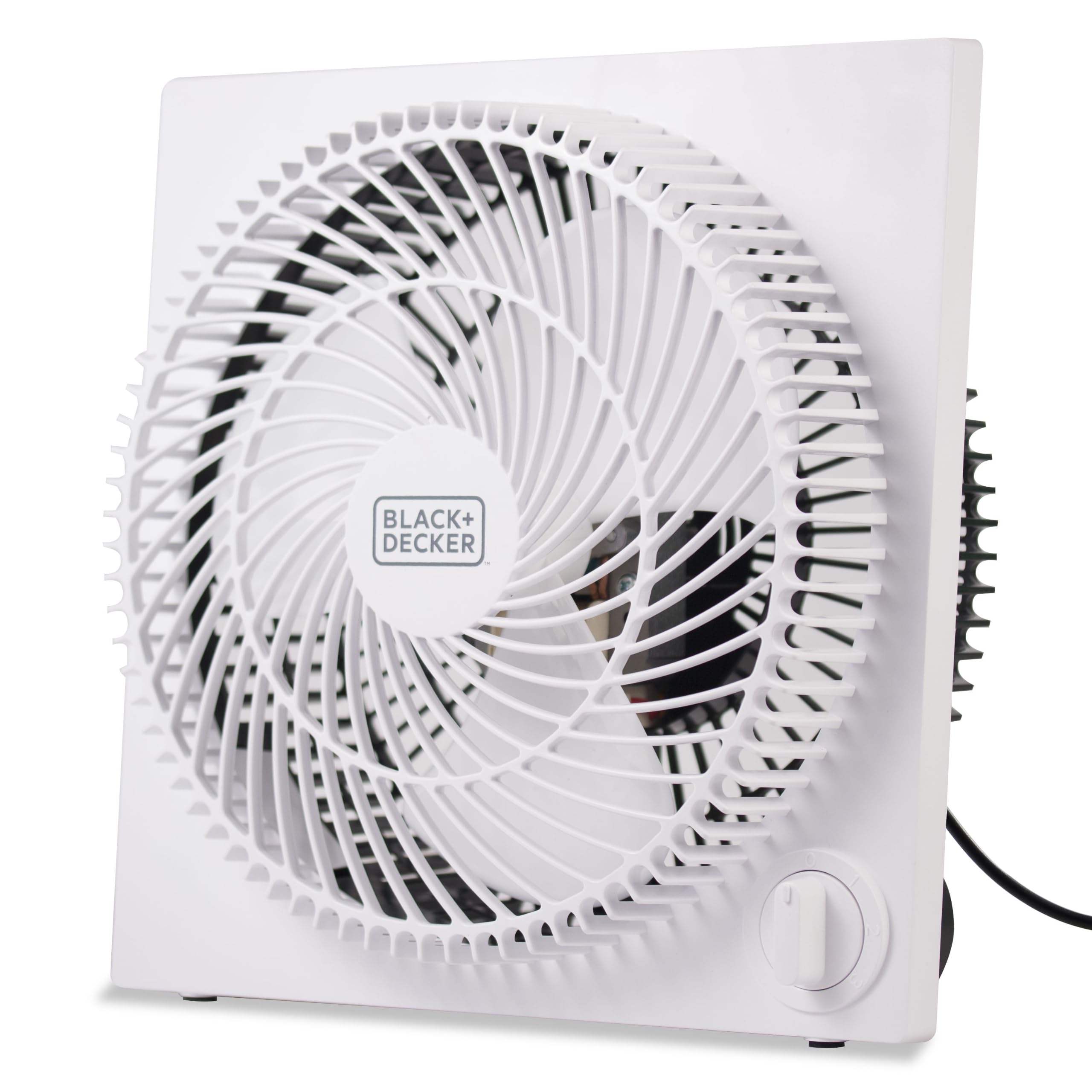 BLACK+DECKER Mini ventilador de mesa silencioso 23 cm ventiladores sem moldura BFB09W