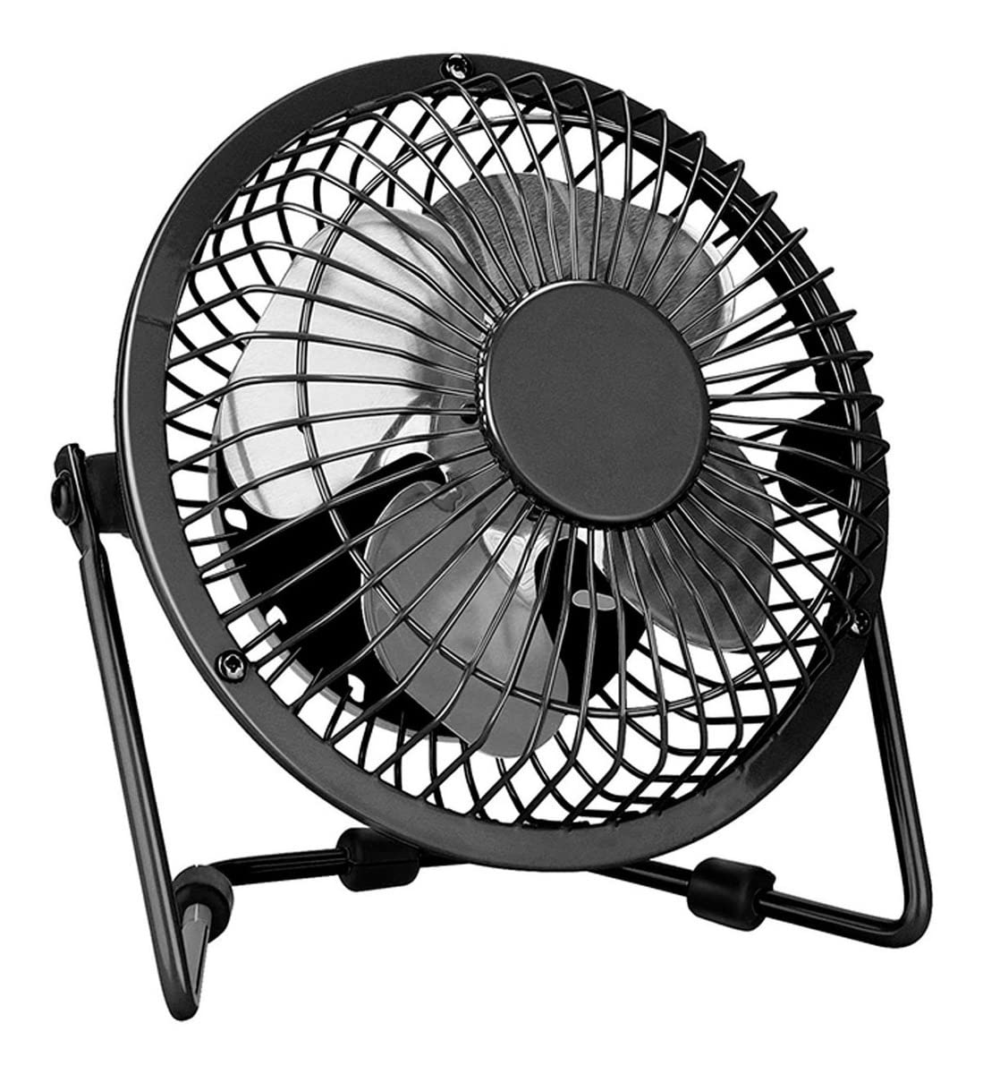 ALFACELL Ventilador de Mesa Mine 4 com suporte de ferro USB