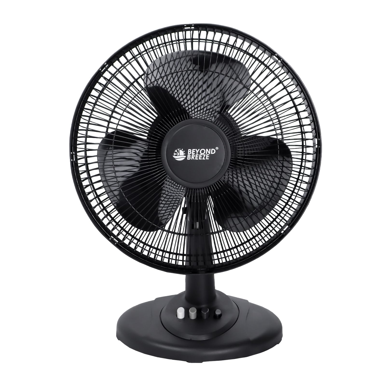 BEYOND BREEZE Ventilador de mesa oscilante, silencioso, 3 velocidades, 30,5 cm, com grade