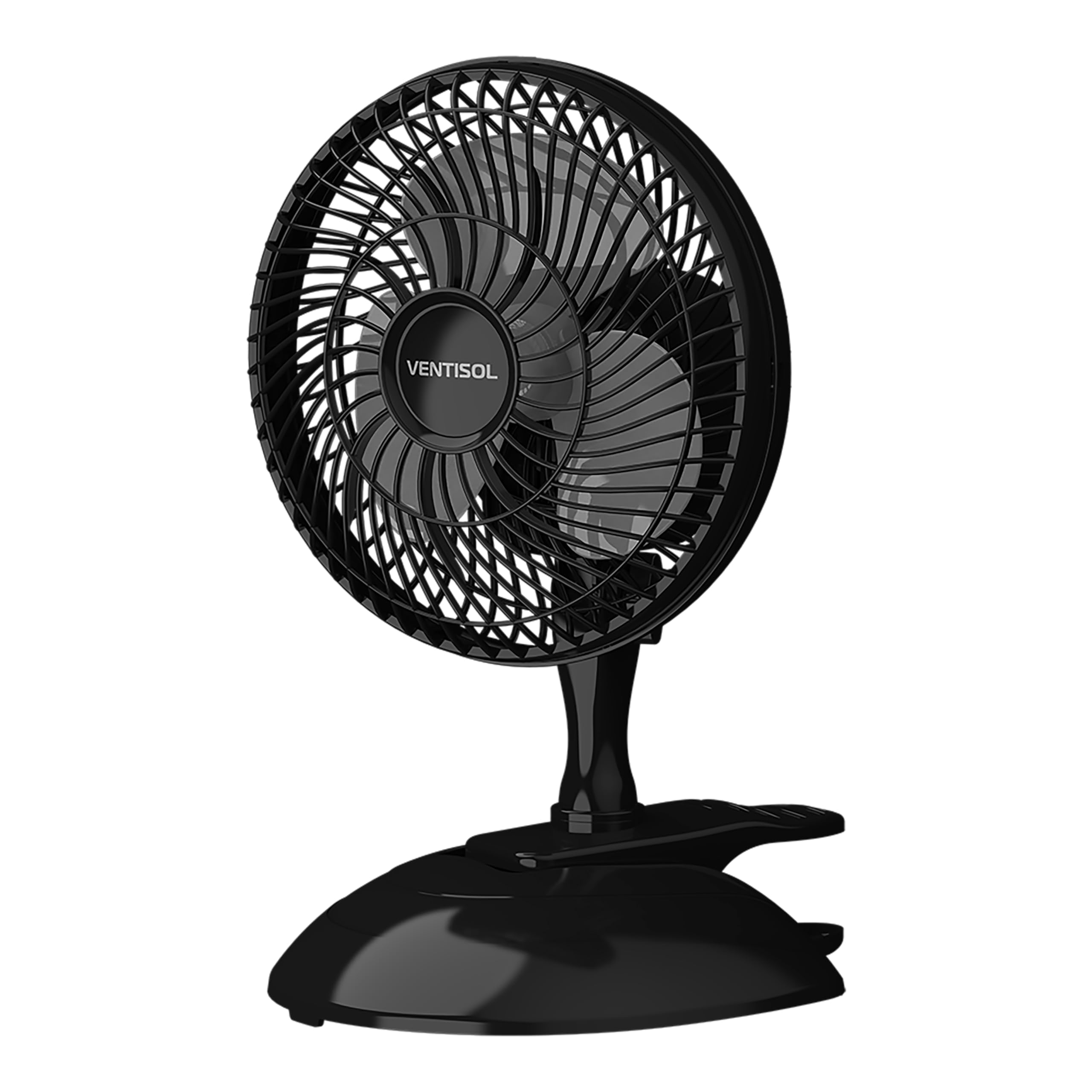 Mini Ventilador de Mesa 20cm 127V, Preto, Ventisol