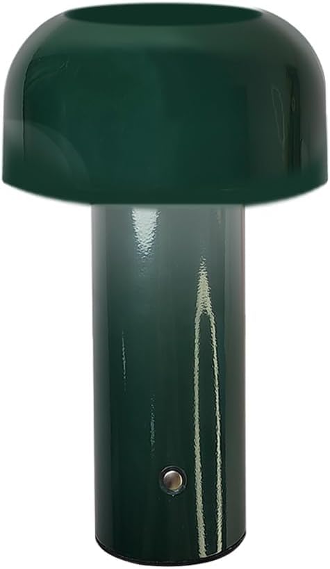 Abajur em Formato de Cogumelo Moderno de Cabeceira Led Recarregável Luminária 3W Bateria