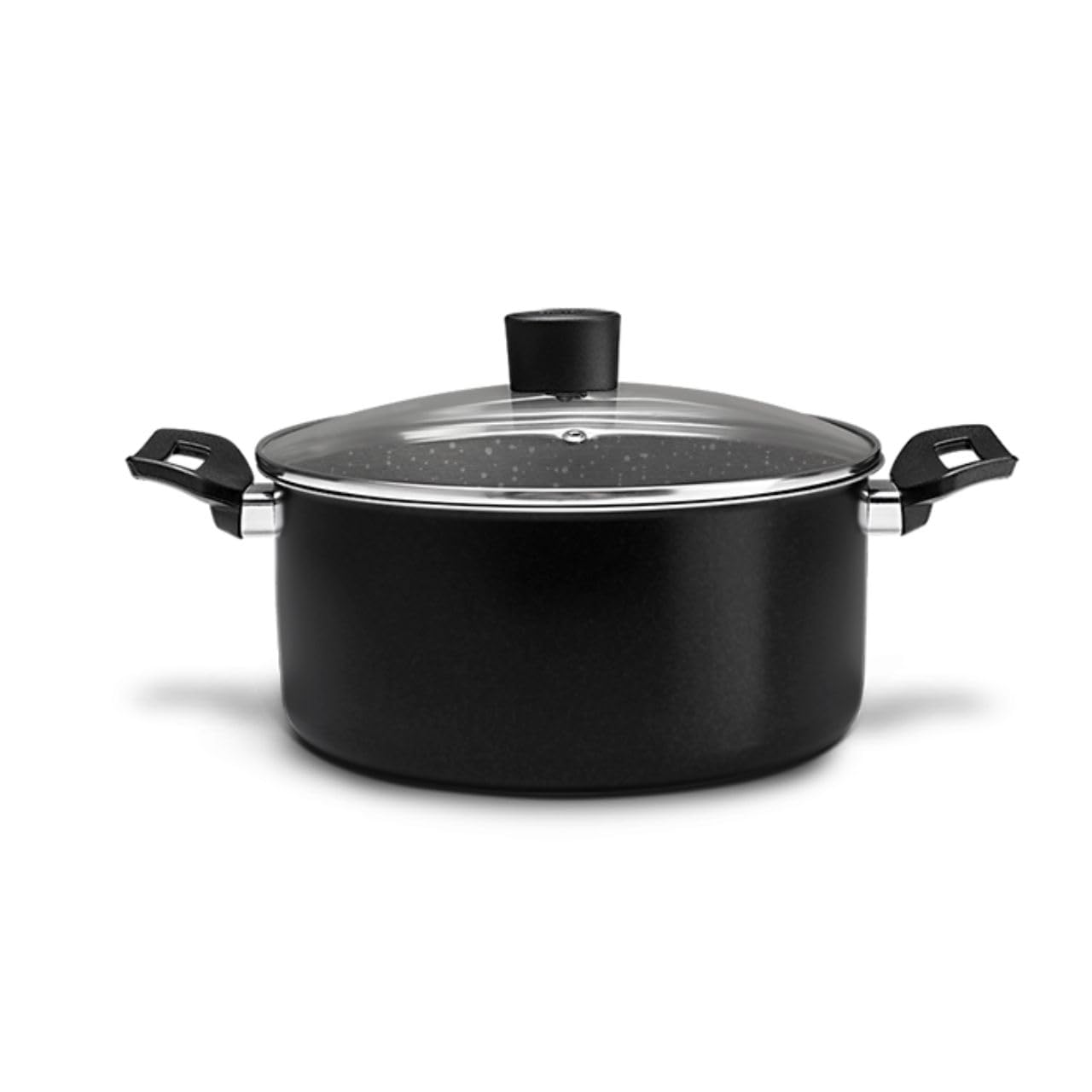 Caçarola com Tampa Ebony, 3,4L, 22 X 10 Cm, Brinox, Preto