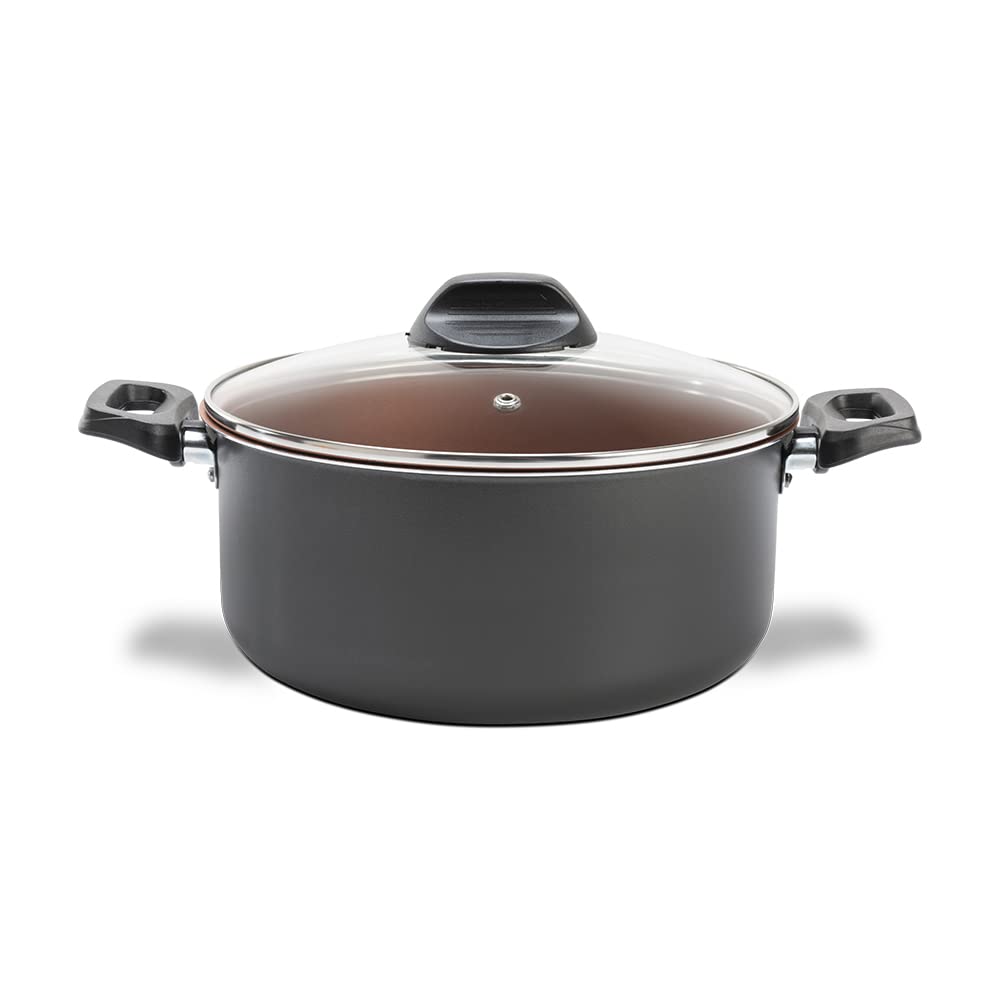Brinox - Caçarola Com Tampa 20X9Cm 2,6L Topázio - Cinza