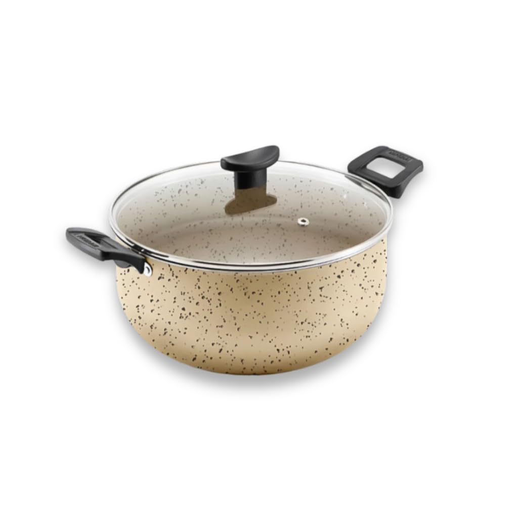 Caçarola 24cm Grande Capacidade 4,4L em Alumínio Reforçado, Revestimento Antiaderente 5