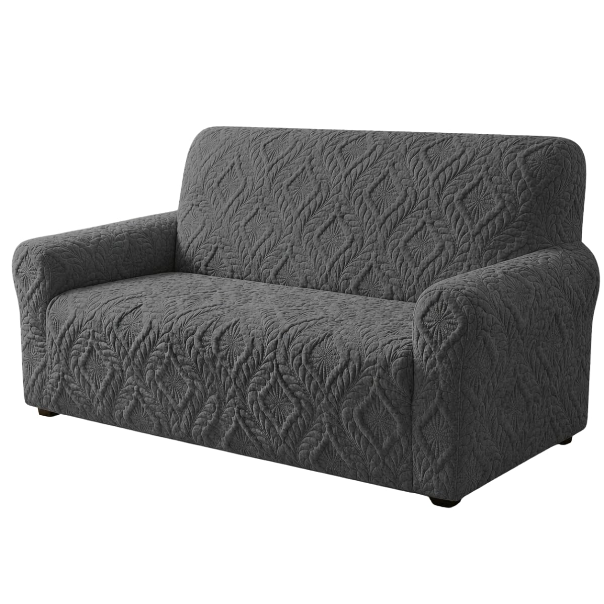 Capa de Sofá 3 Lugares Matelada Coladinha Malha Gel Prime Premium (Cinza)