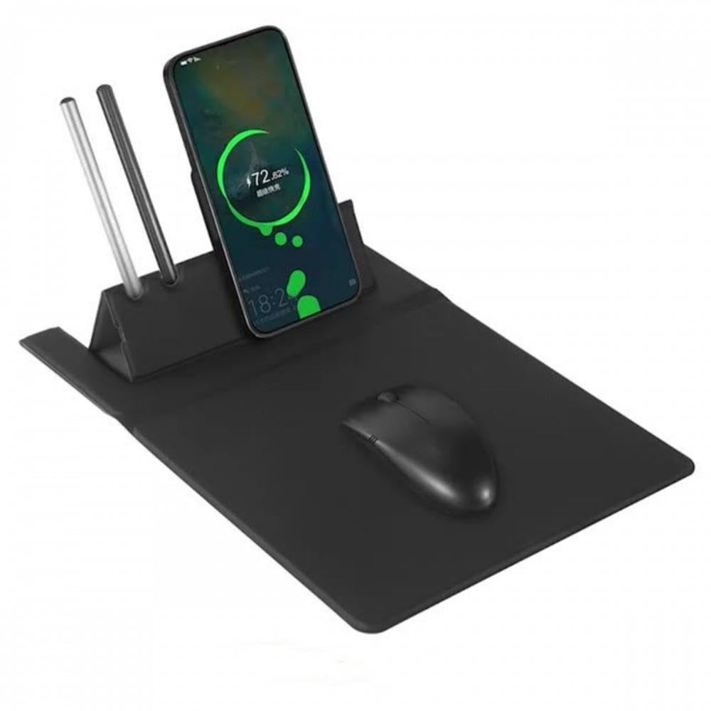 Carregador Celular Indução 3 em 1 Wireless Mousepad Gamer