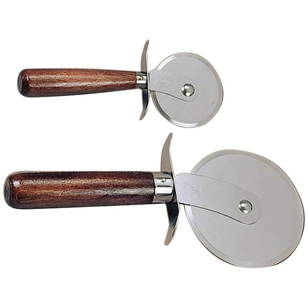 American Metalcraft (PC7400) Cortador de pizza com cabo de madeira de 10 cm