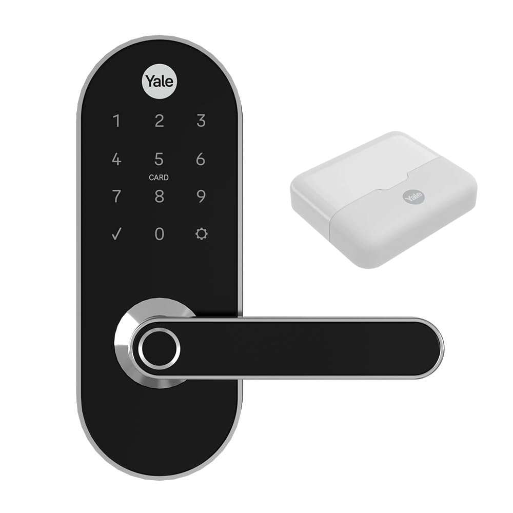 COMBO - Fechadura Digital YMC 420W com Zigbee integrado - Abre com APP, biometria, senha,