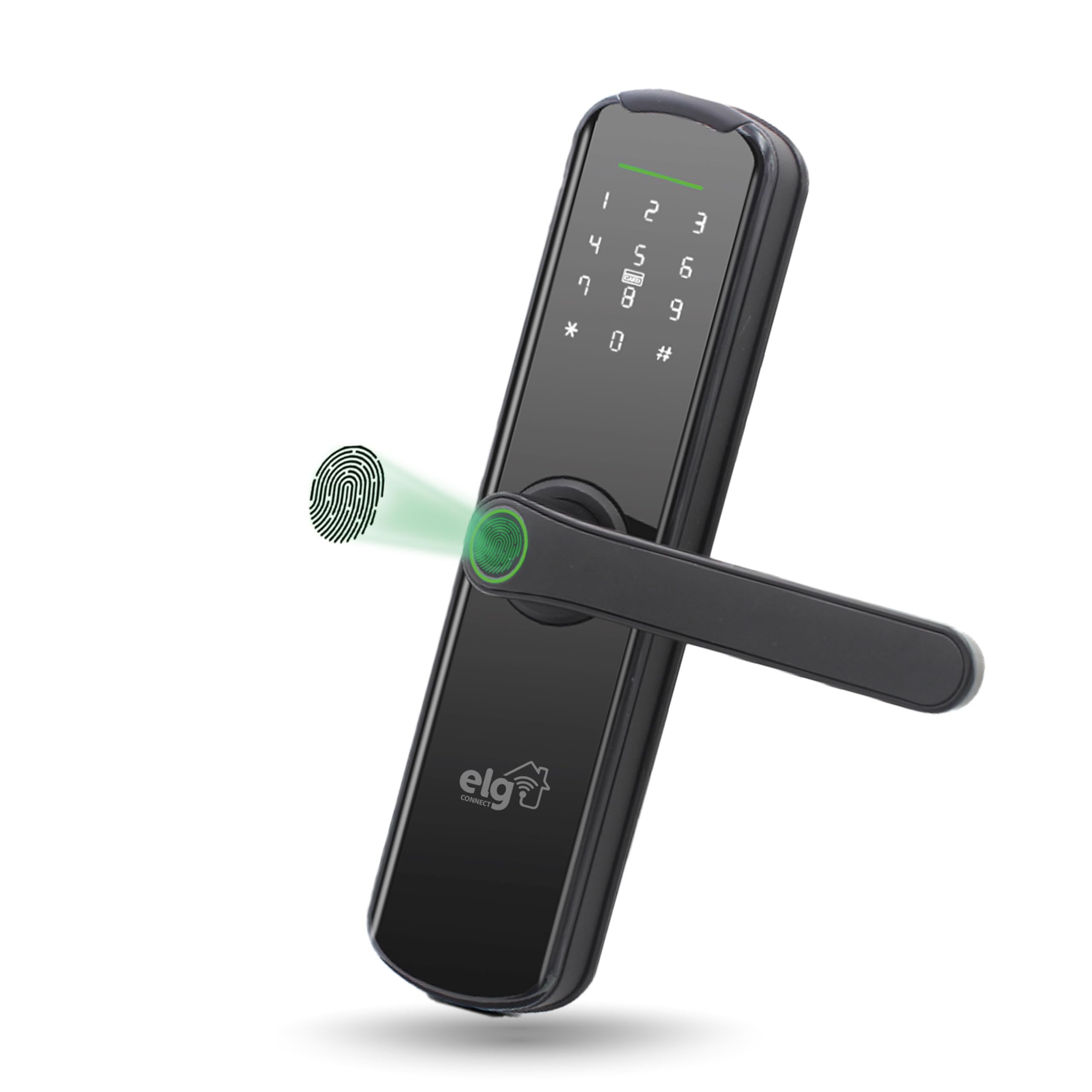 ELG, SHFB700, Fechadura Digital Biométrica Inteligente Wi-Fi, Abertura por Biometria,