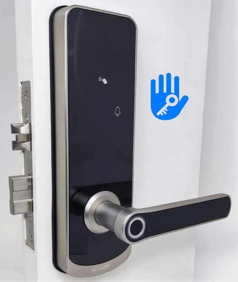 Fechadura Biométrica Beluni Silver Bluetooth 413 Ttlock Smart Digital