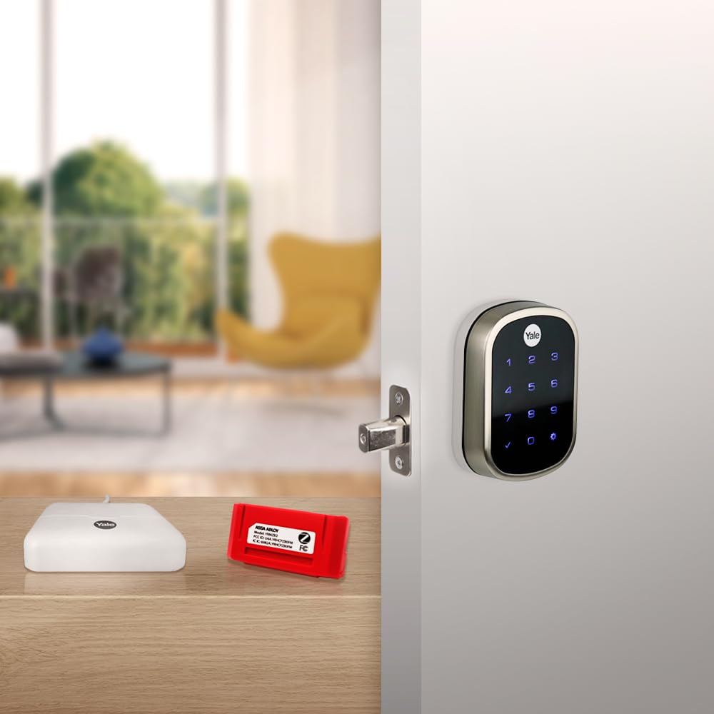 COMBO - Fechadura Digital YRD 256 abre com APP e Senha - Trinco Lingueta Tubular