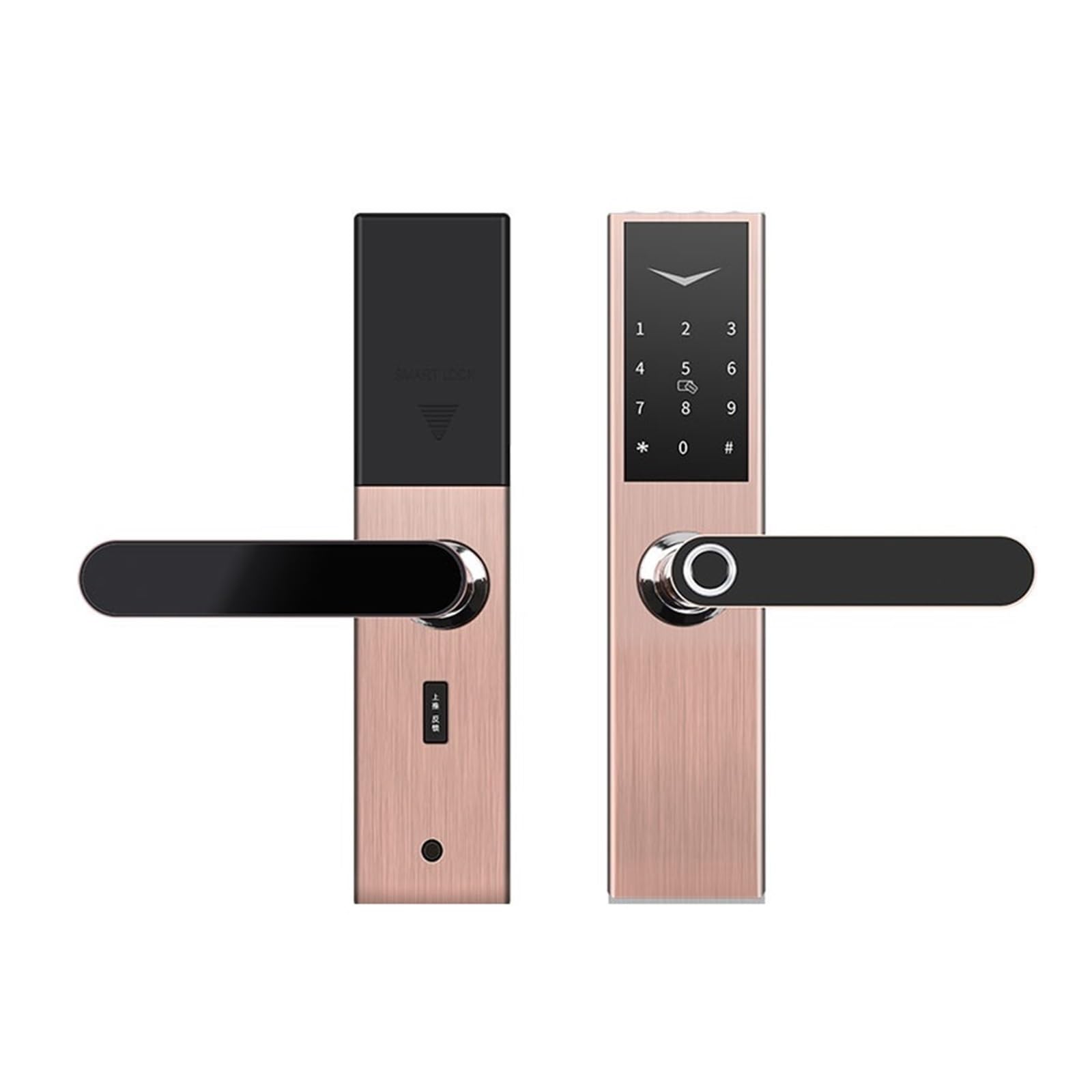 Apartamento Casa Fechadura inteligente com impressão digital Segurança WIFI Alexa/Tuya
