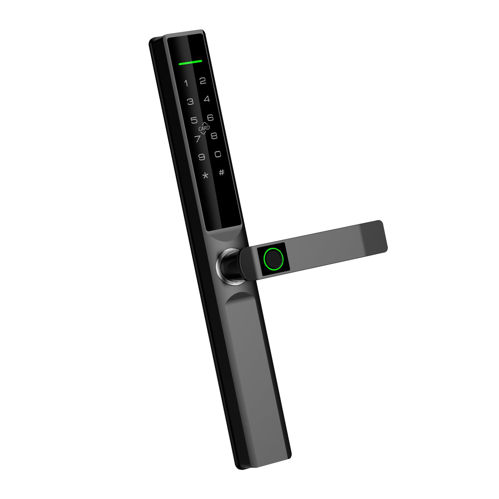 aqxreight WiFi Smart Lock Fechadura de Porta de Entrada Sem Chave TY APP Cartão de Senha