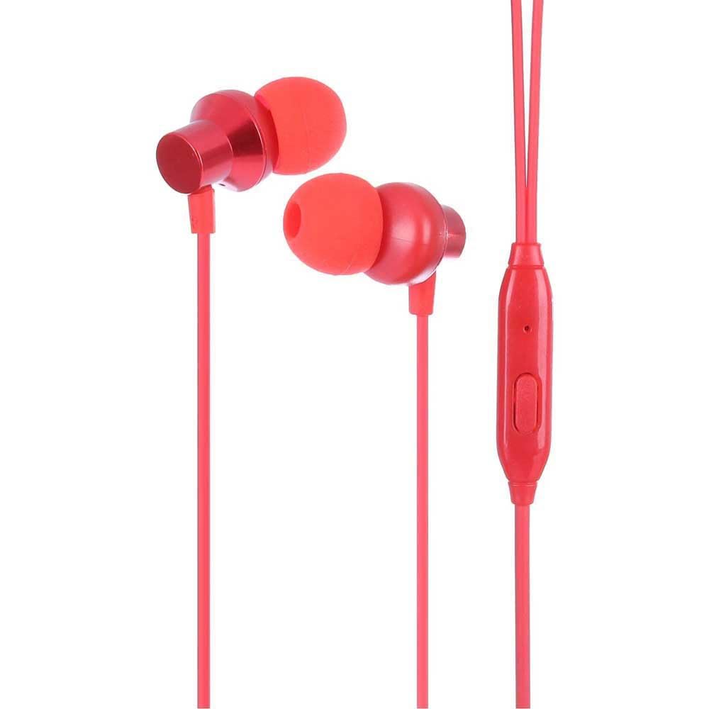 FONE COM FIO IN EAR VERMELHO 3.5MM COM MICROFONE LENOVO 1.15M