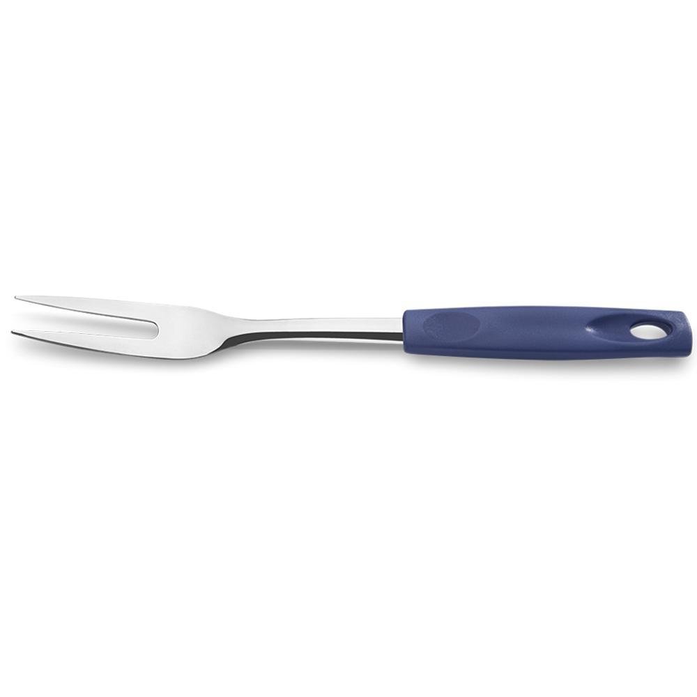 Garfo Trinchante Asti em Aço Inox com Cabo Azul - Brinox