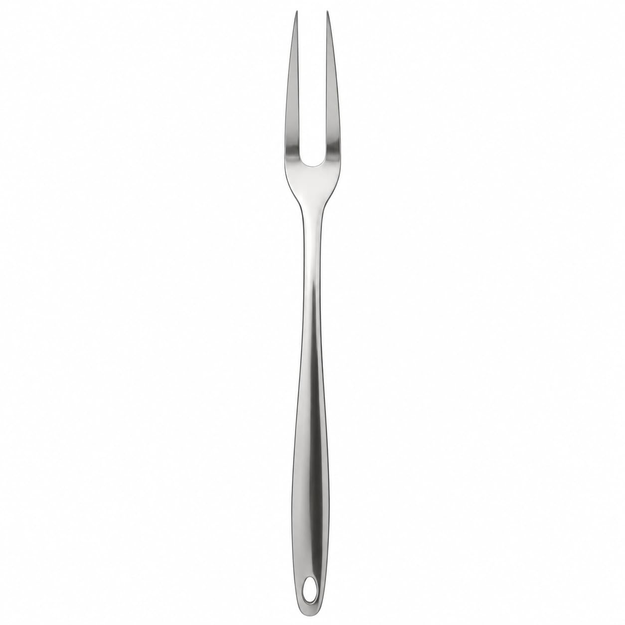 Garfo para Churrasco em Aço Inox 32,5cm – Garfo Trinchante Resistente para Carnes, Cabo
