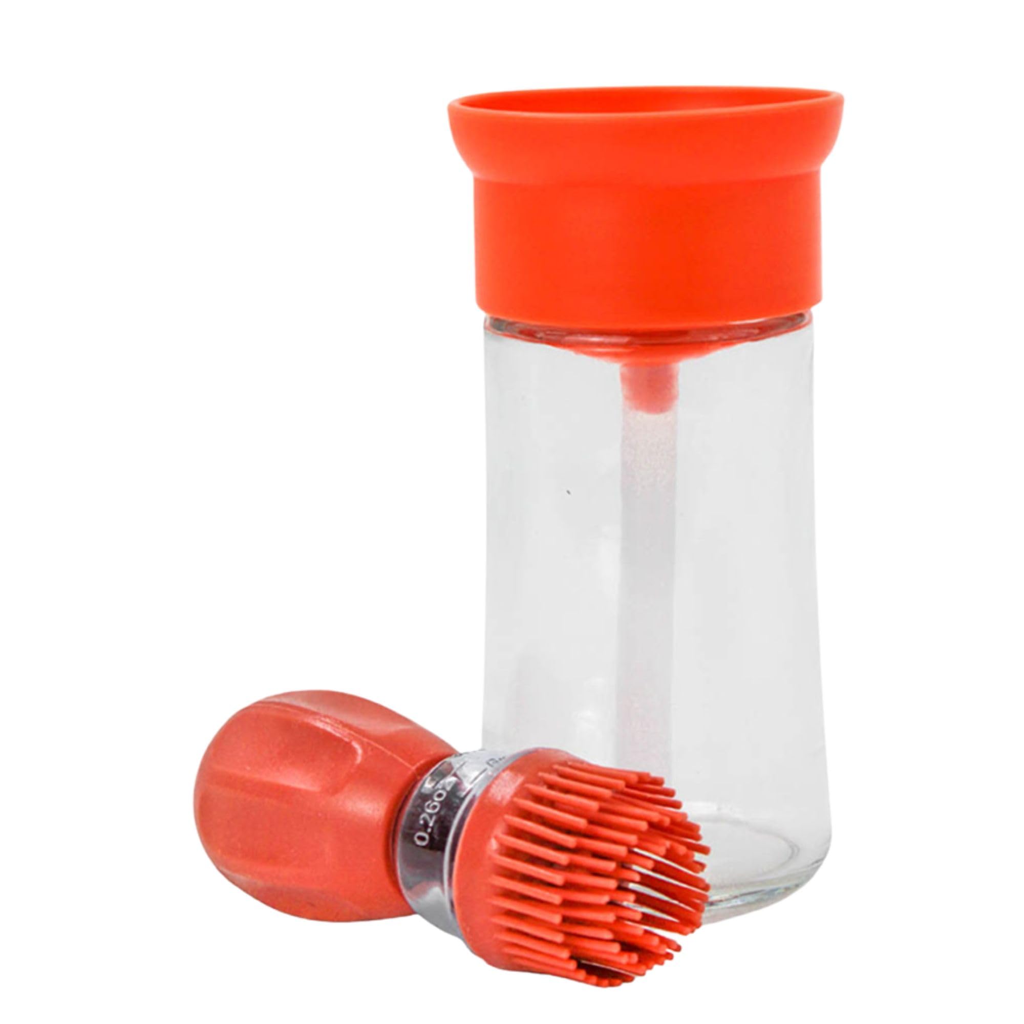 Dispenser De Oleo Azeite Com Escova De Silicone Vidro 180ml
