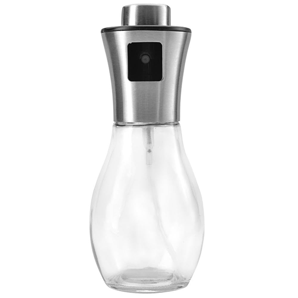 Borrifador Spray de Óleo e Azeite 200ml Galheteiro Vidro Temperos Cozinha Prática e