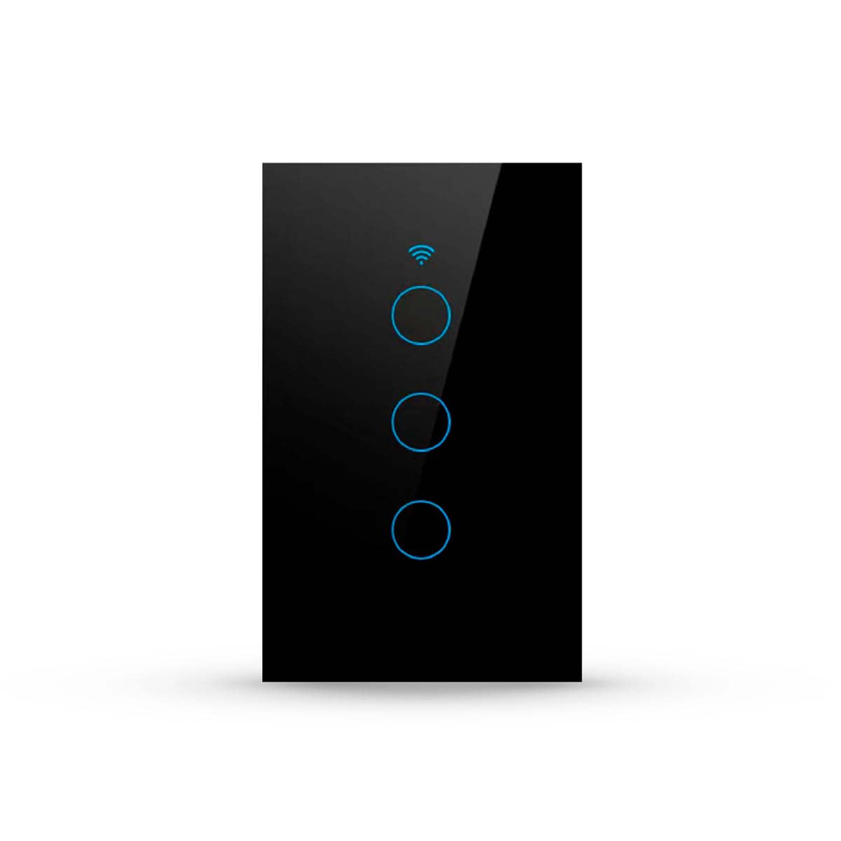 Avant Neo Interruptor Inteligente Wi-Fi Preto 3 Botões 2.4 GHz Smart Touch Bivolt