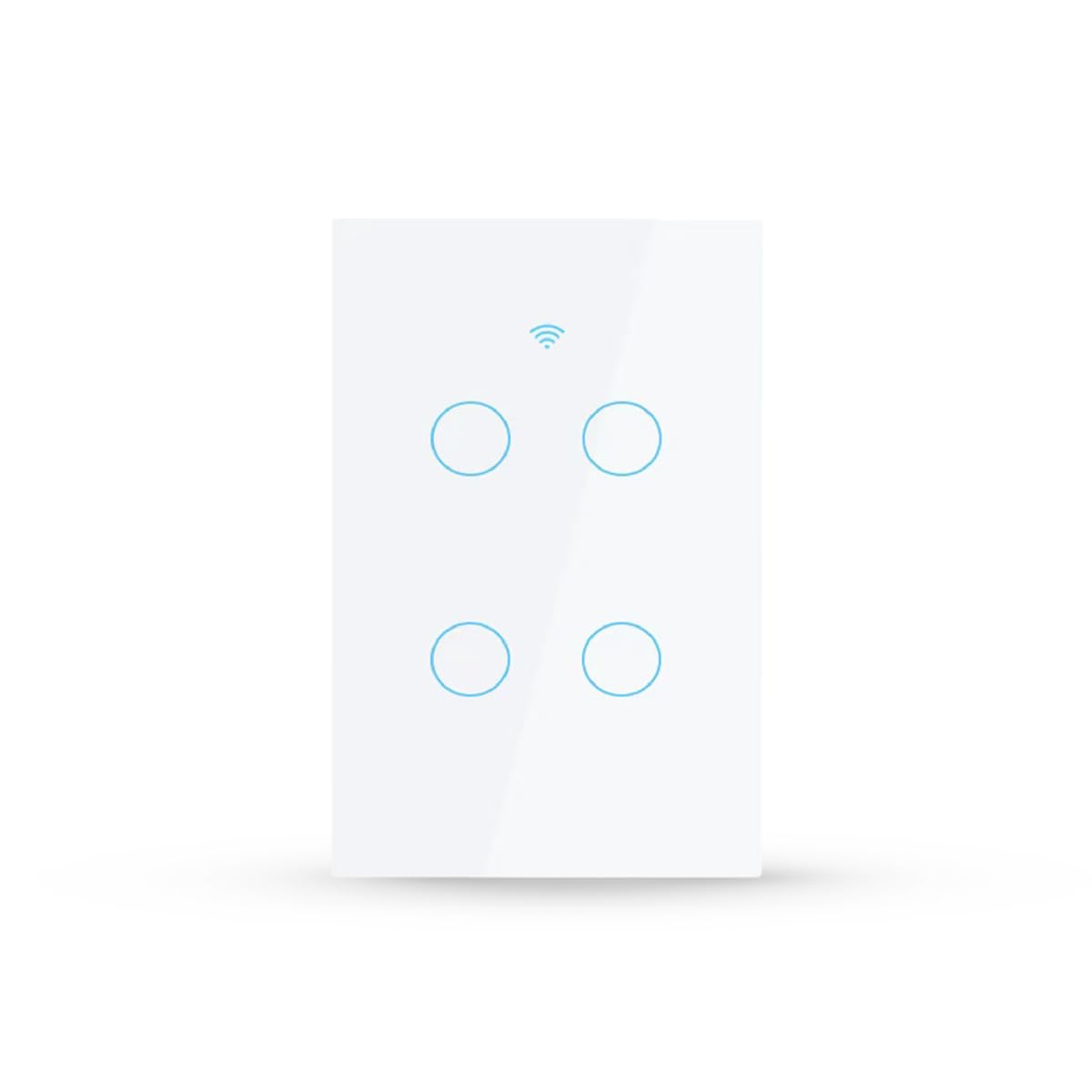 Avant Neo Interruptor Inteligente Wi-Fi Branco 4 Botões 2.4 GHz Smart Touch Bivolt