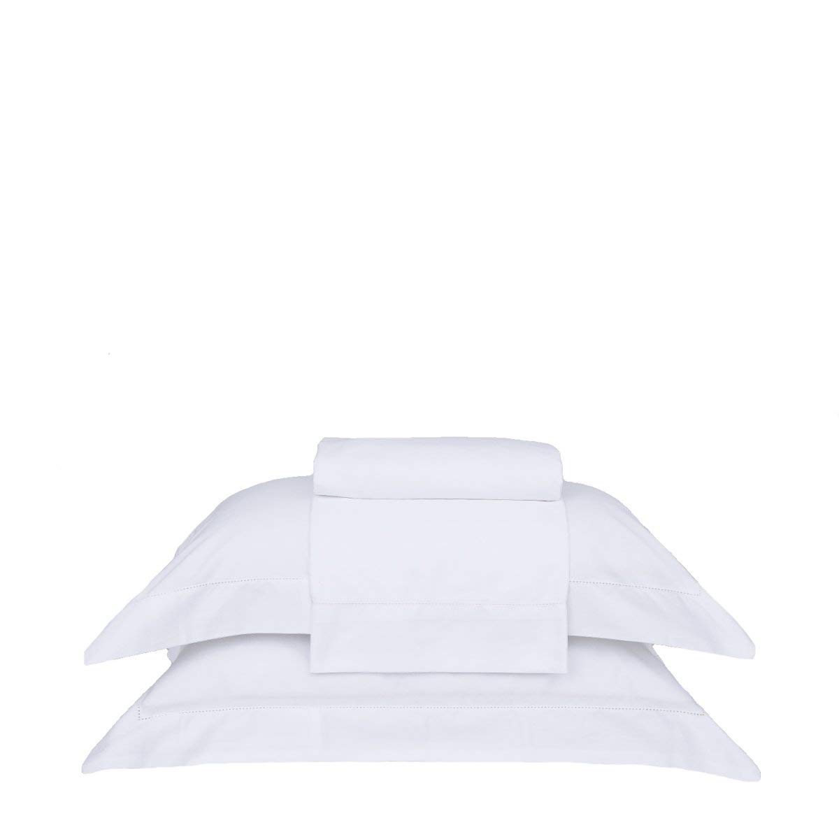 Buddemeyer Jogo de Cama Casal 300 Fios N. Colors II 100% Algodão Branco 4 pç.