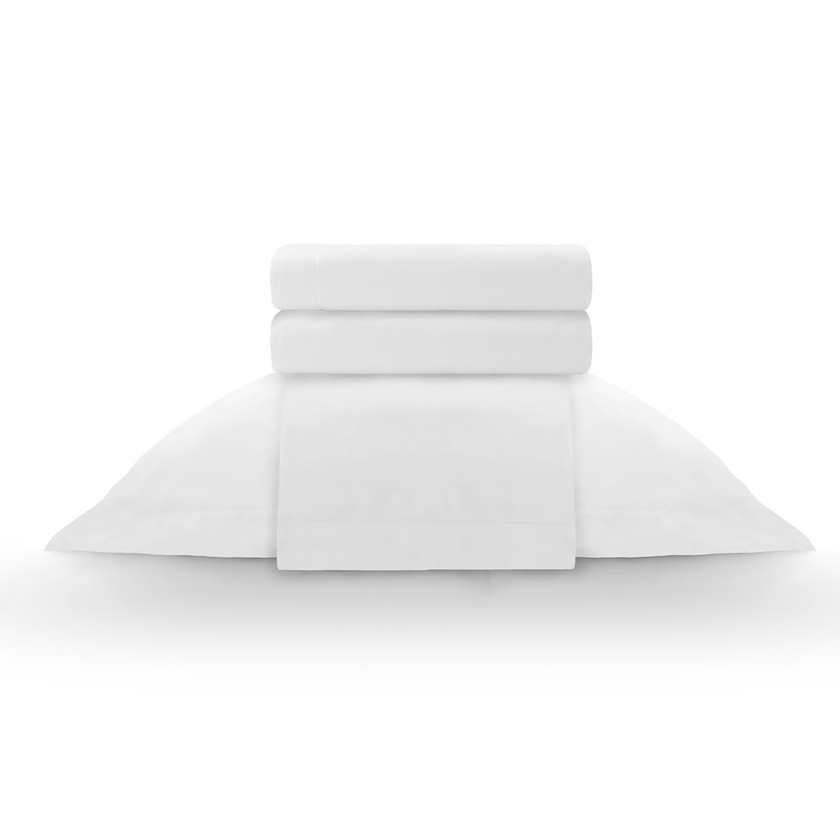 Camesa Jogo de Cama Essencial 180 fios 100% algodão Select 4 peças Queen Branco 100%