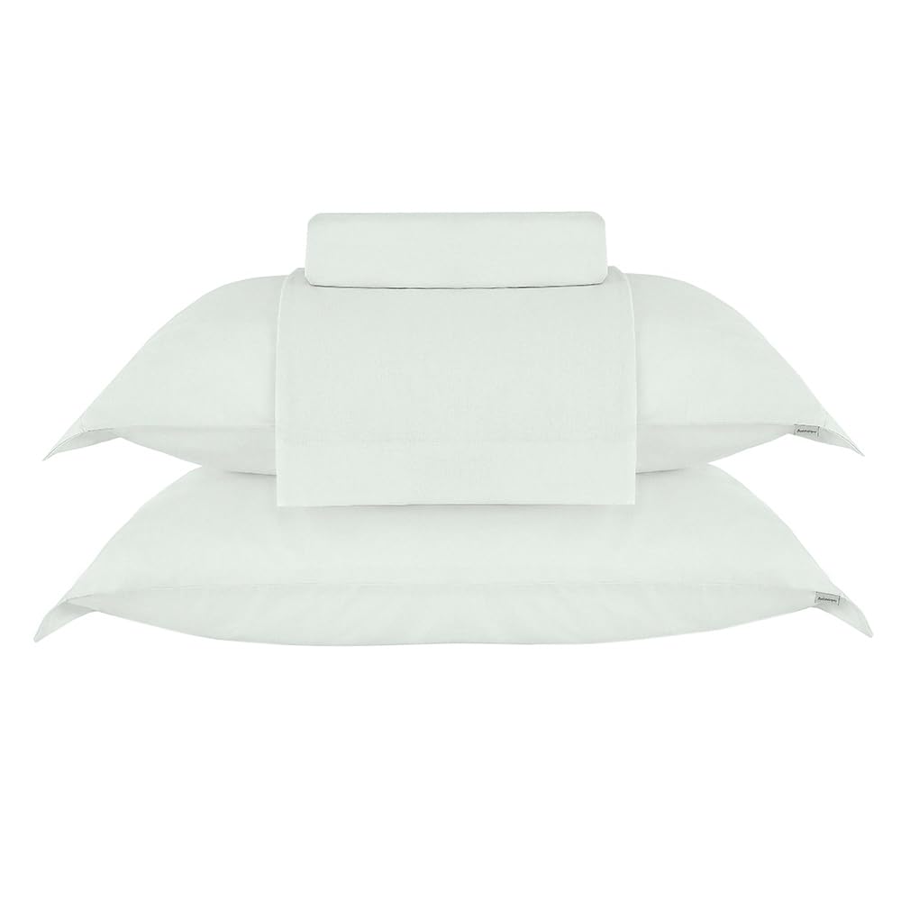 Buddemeyer Jogo de Cama Casal Soft Cotton 100% Algodão Verde 4 Peças