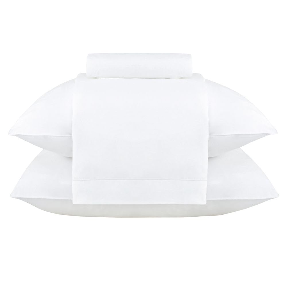 Buddemeyer Jogo de Cama Casal 200 fios Gran Percalle Classic Branco