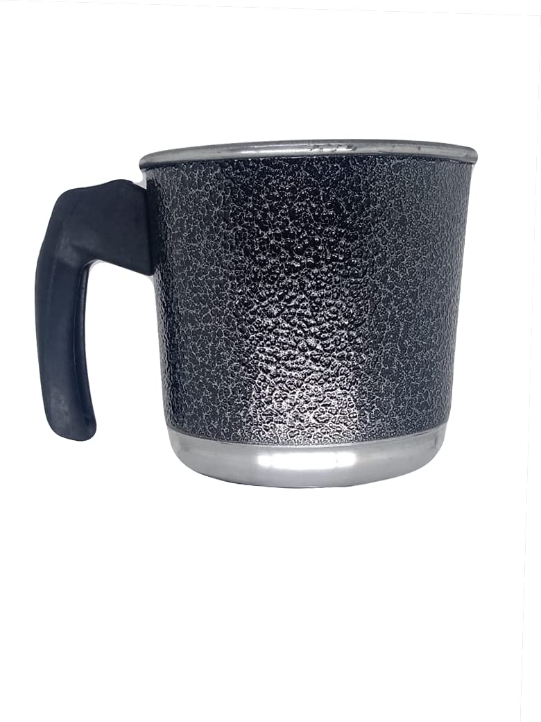 Caneca Leiteira Canecão Alumínio Preto 18 cm Diâmetro 2L