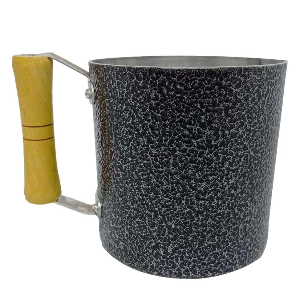 Caneca Leiteira Preto Fervedor de Alumínio Luxo N12 1L